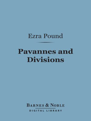 cover image of Pavannes and Divisions (Barnes & Noble Digital Library)
